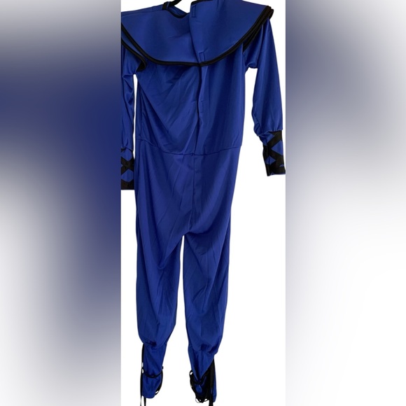 Spooktacular Creations Kids XL Halloween Blue Ninja Jumpsuit Costume - Picture 3 of 3